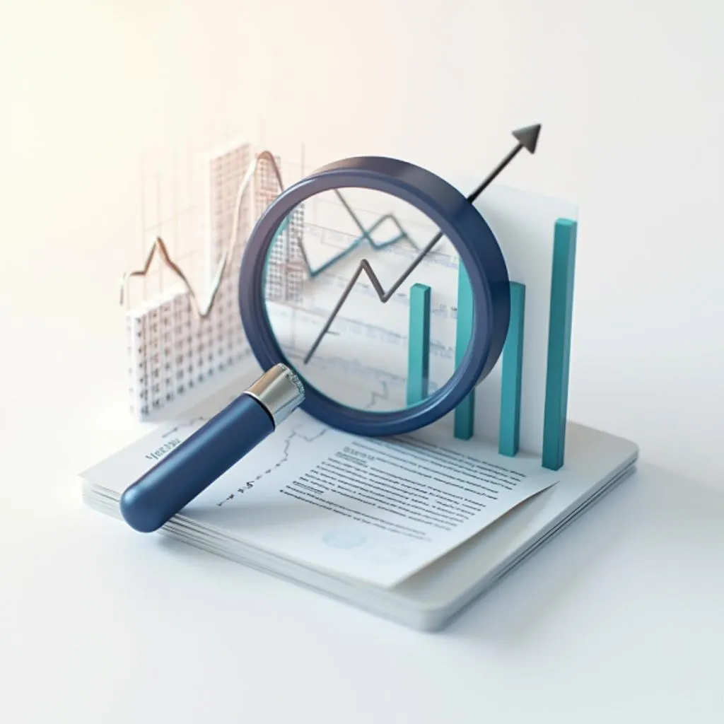 Icône d'analyse de données